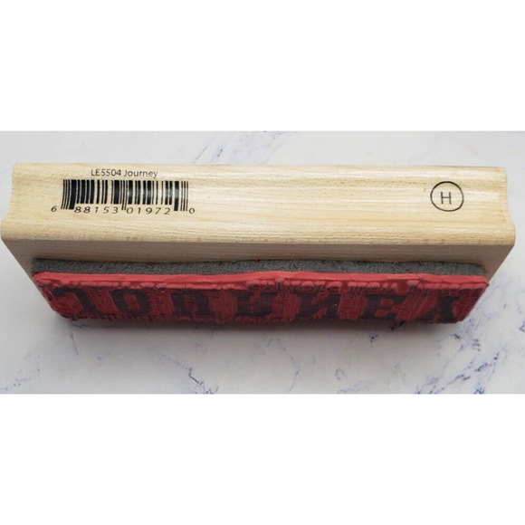 Destination Unkown Journey Limited Edition Wood Mounted Rubber Stamp LE5504 - Picture 2 of 7